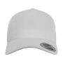 5-Panel Curved Classic Snapback - White - One Size
